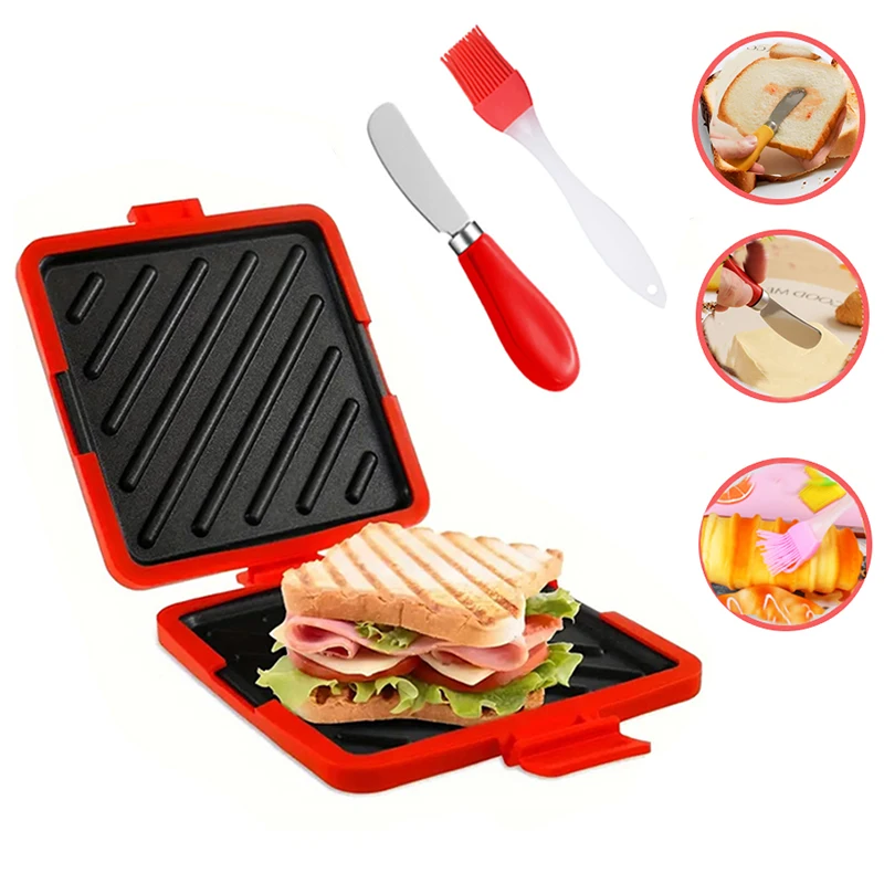 Baking Kitchen Set - Zestaw 3 tosterek do kanapek z