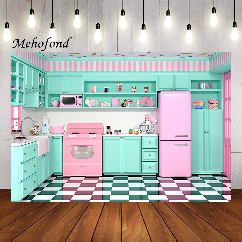 Kitchen Baking Background - Mehofond fotografia tło Mis Pastelitos kuchnia