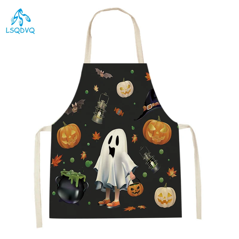 Kitchen Witch Baking - Dynia Wiedźma Wzór Halloween Fartuchy Kuchenne
