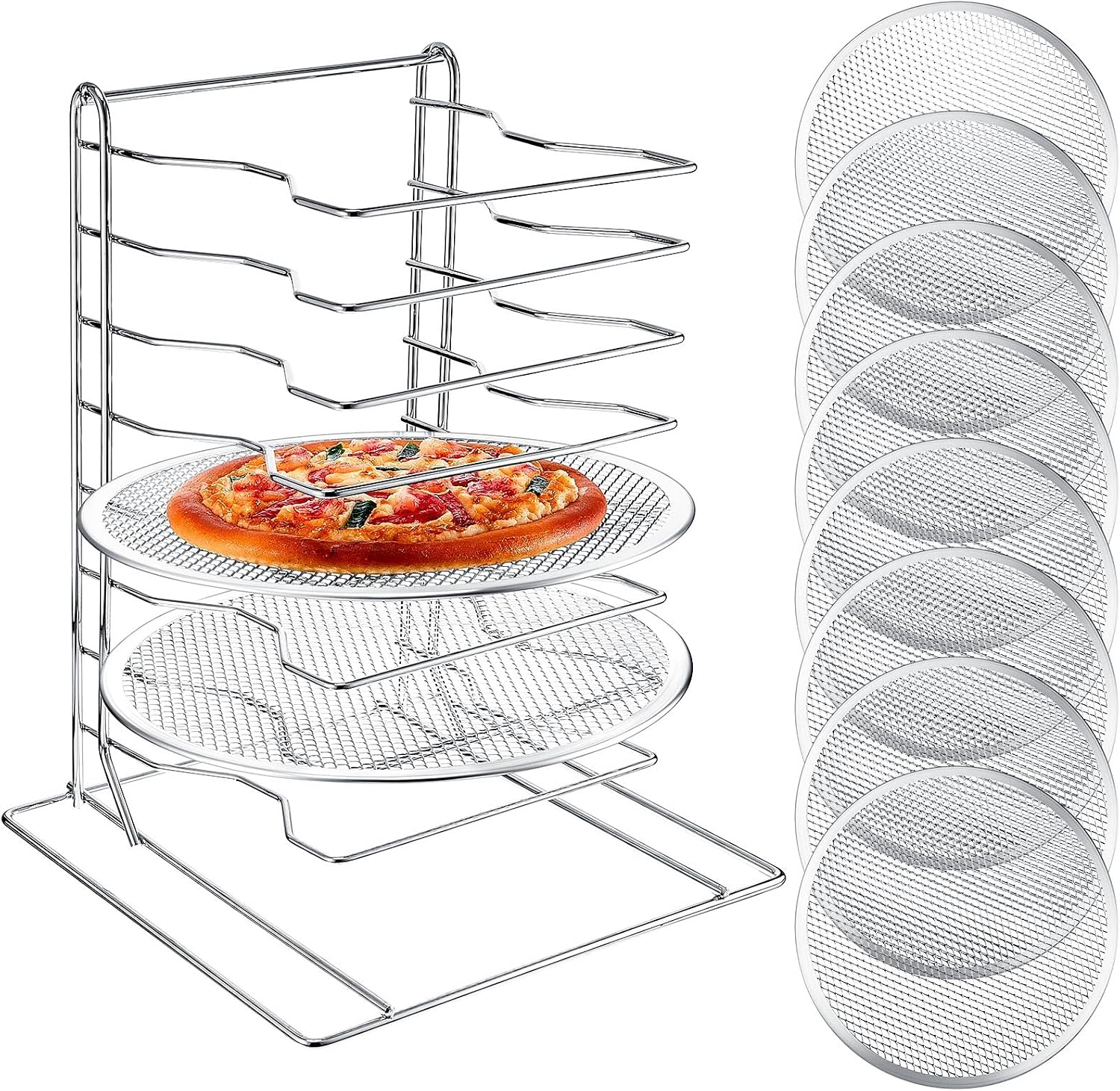 Kitchen Baking Rack - Stojak na pizzę z 8 poziomami