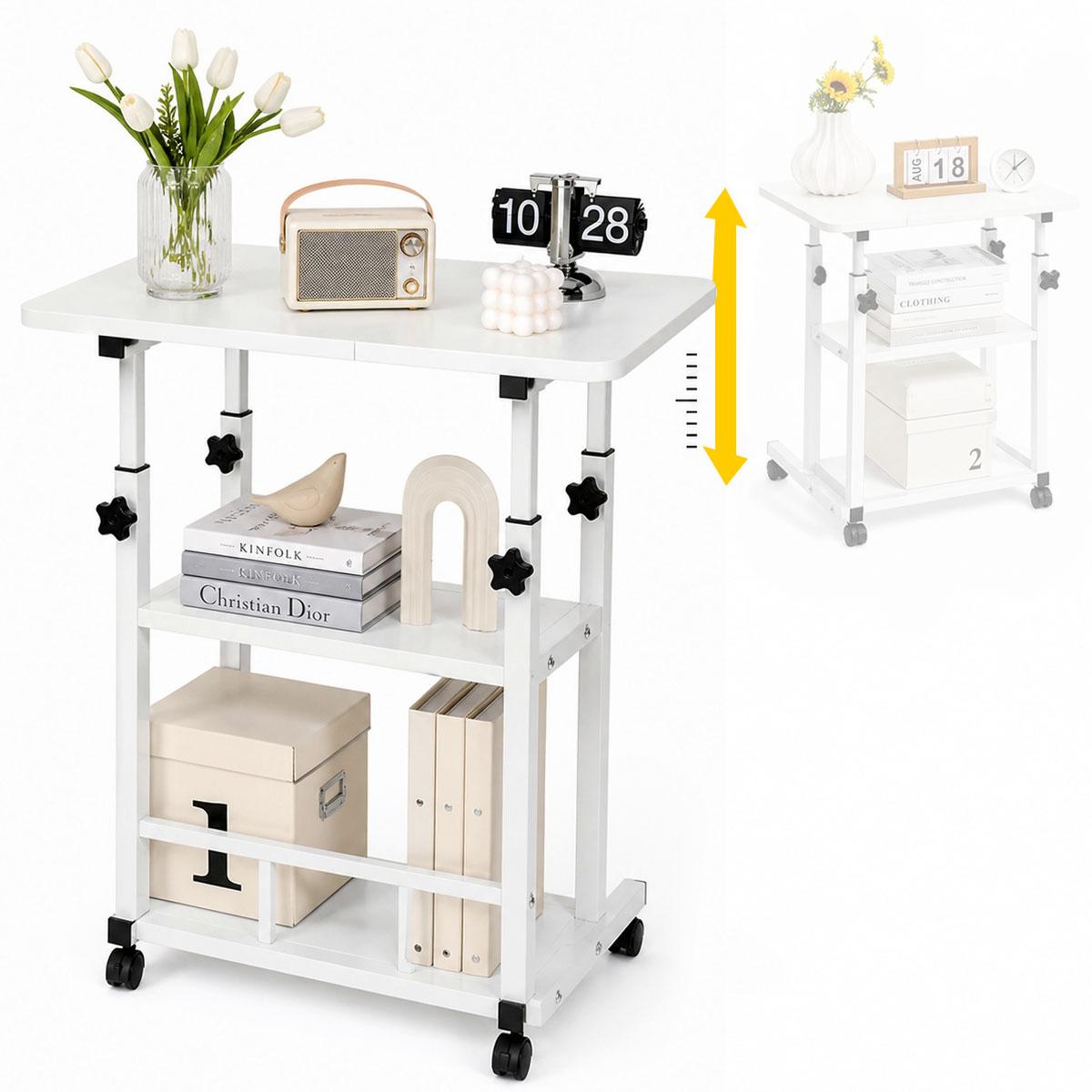 Kitchen Baking Cart - Trójpoziomowy, regulowany po wysokości, mobilny wózek