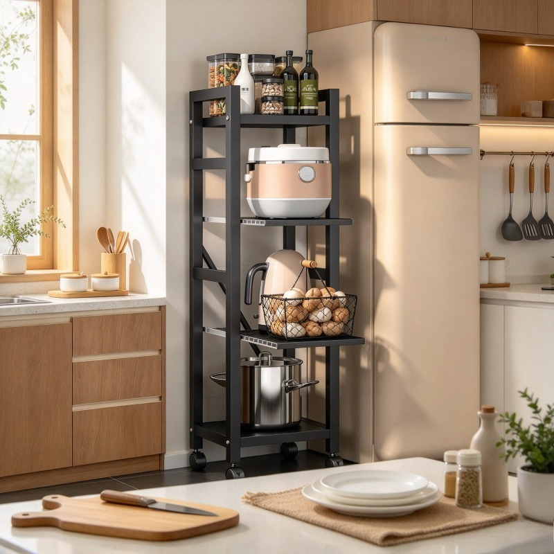 Kitchen Baking Cart - Wysuwana półka kuchenna, podłogowa półka na