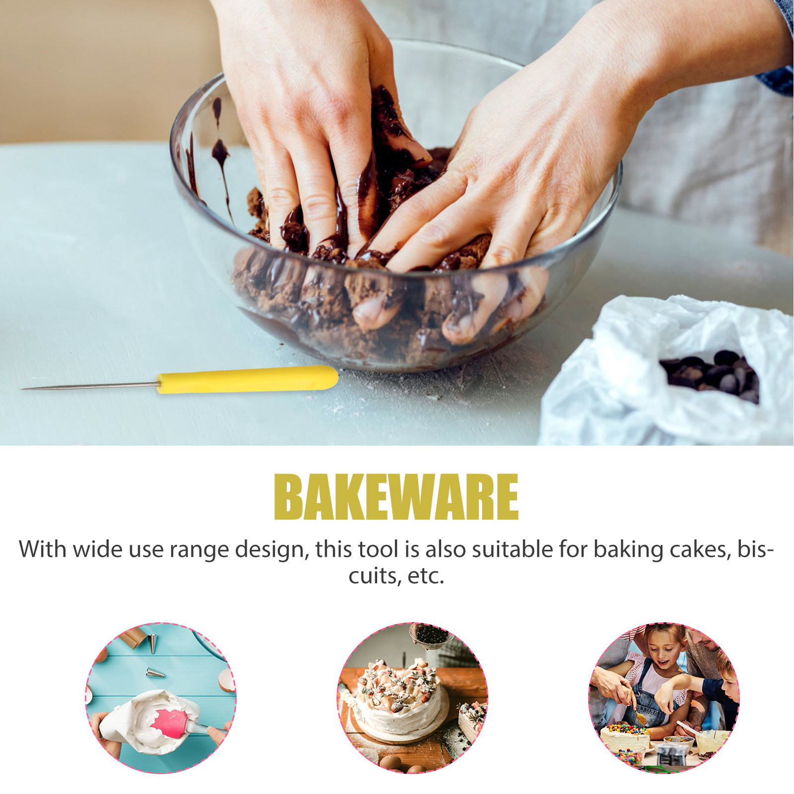 Zestaw 4 igieł do mieszania cu – Baking Kitchen Set recenzja i cena