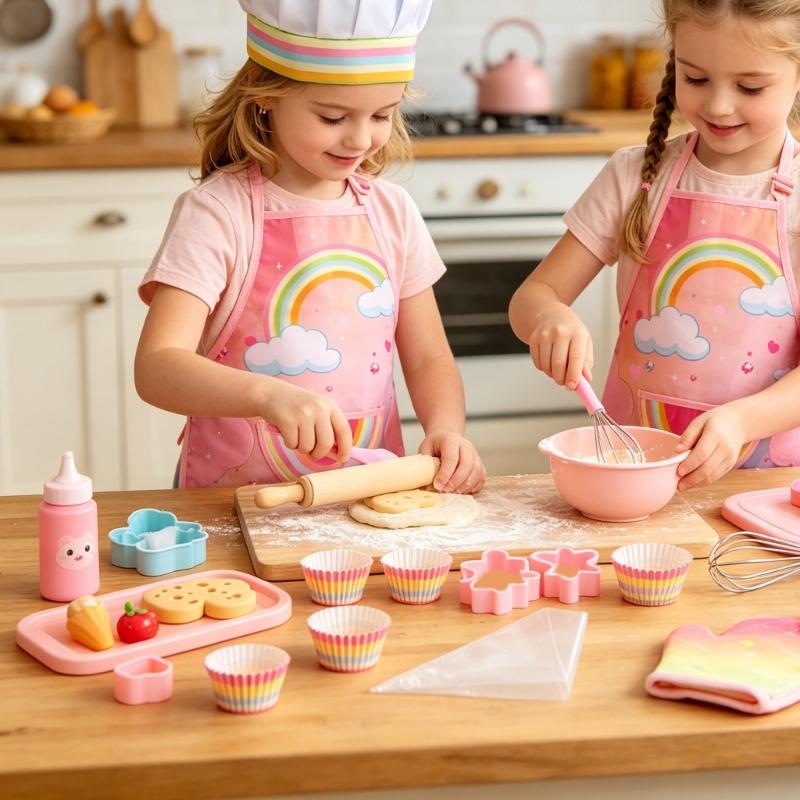 Zestaw fartuchów do pieczenia  – Kitchen Kids Baking Set recenzja i cena