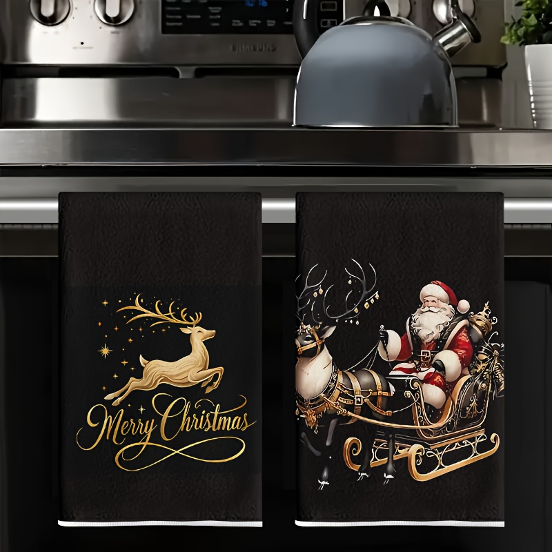 Zestaw 2 sztuk, czarny ręcznik – Baking Kitchen Set recenzja i cena