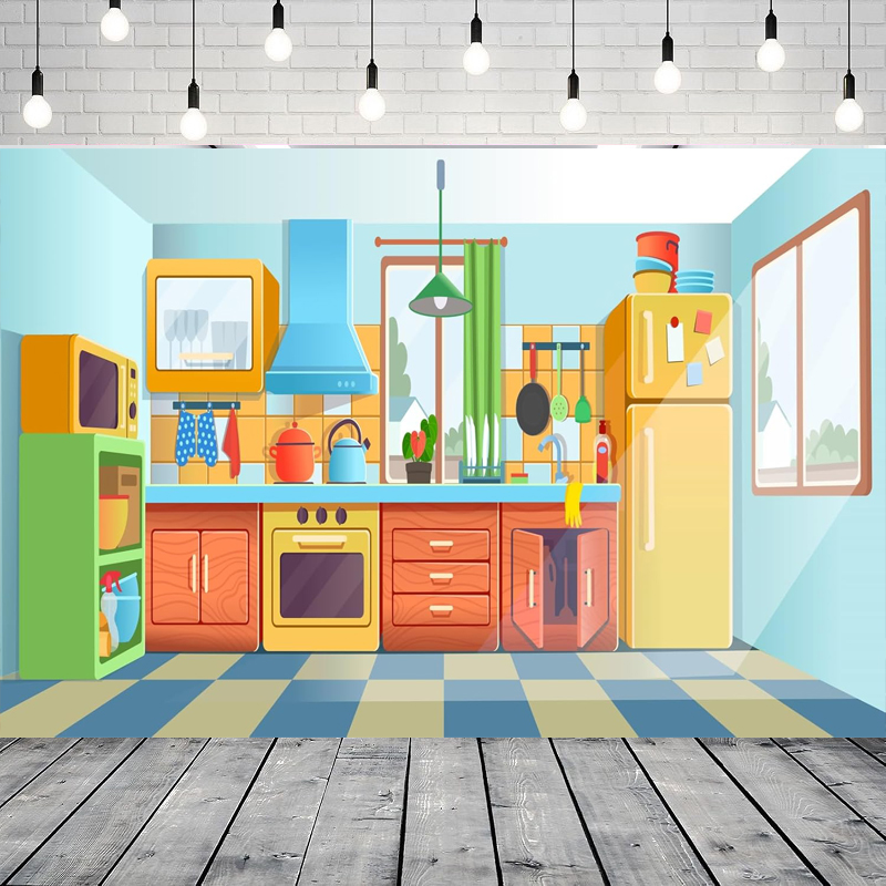 Tło fotograficzne dla dzieci,  – Kitchen Baking Background recenzja i cena