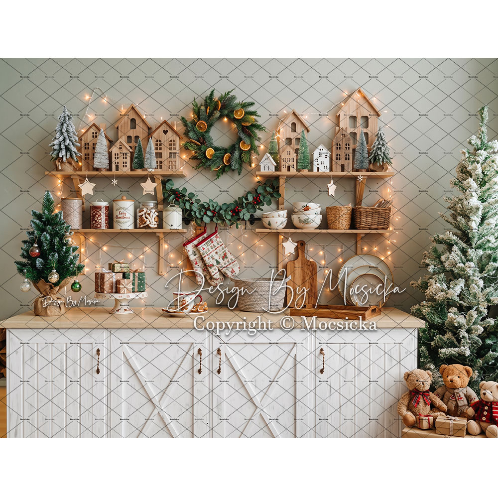 Mocsicka Świąteczne Tło Fotogr – Kitchen Baking Background recenzja i cena