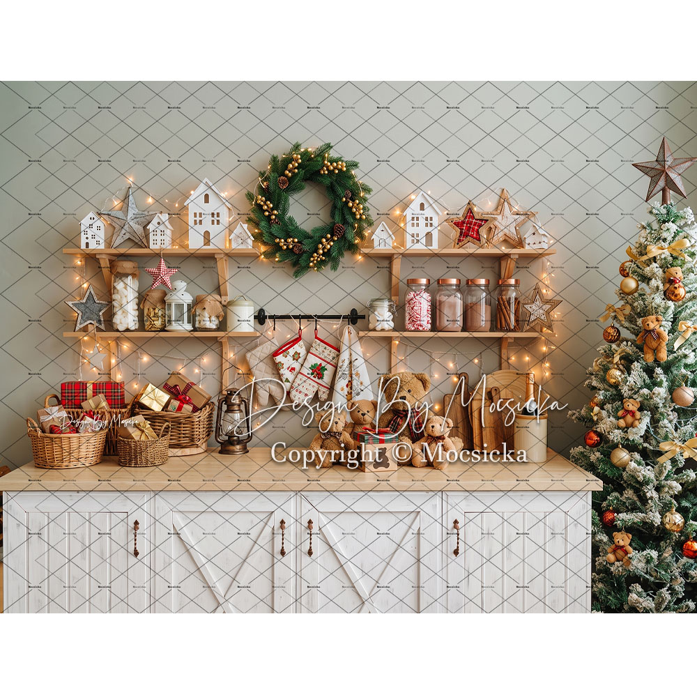 Mocsicka Świąteczne Tło Fotogr – Kitchen Baking Background recenzja i cena