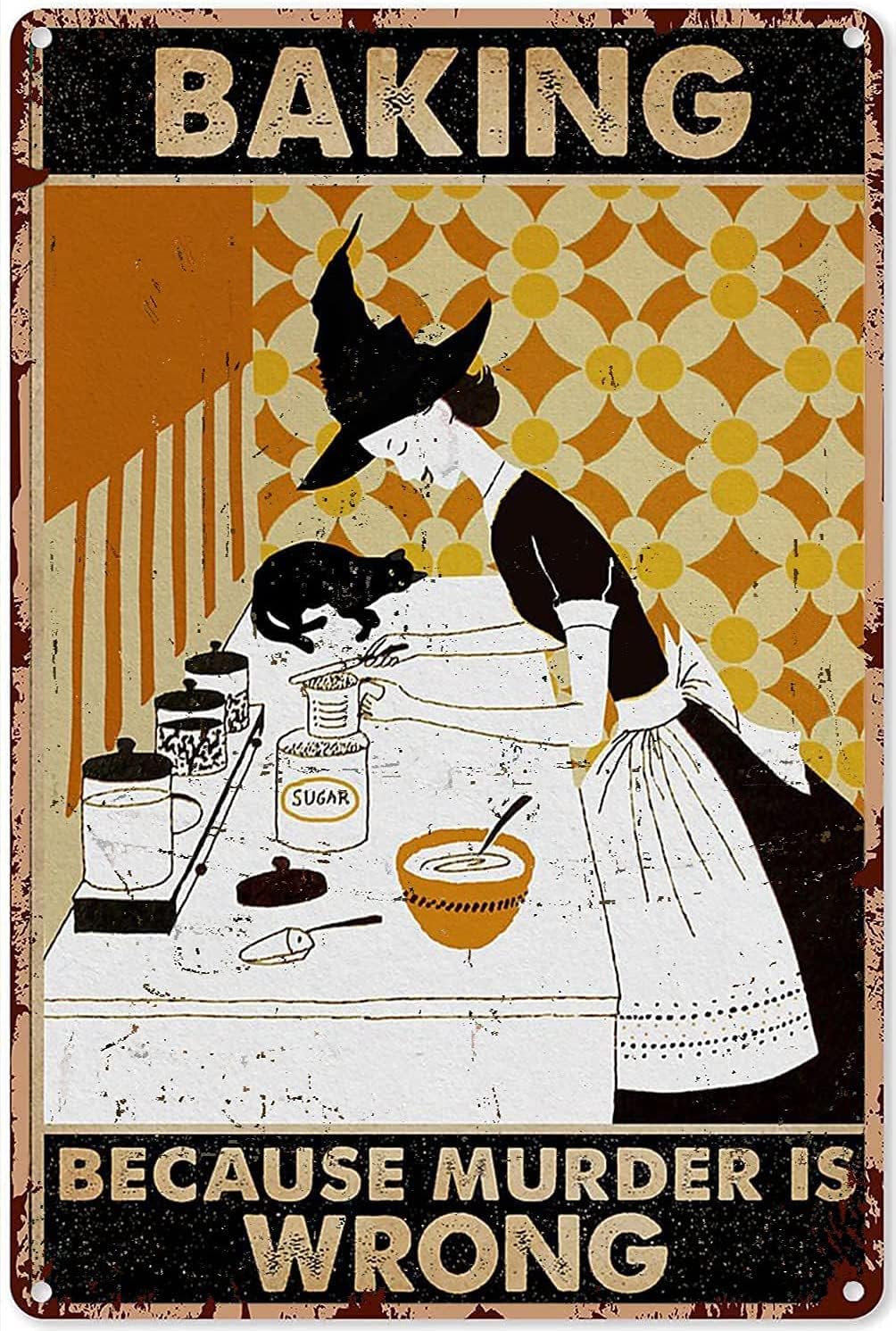 Znak Metalowy Czarownica Piecz – Kitchen Witch Baking recenzja i cena